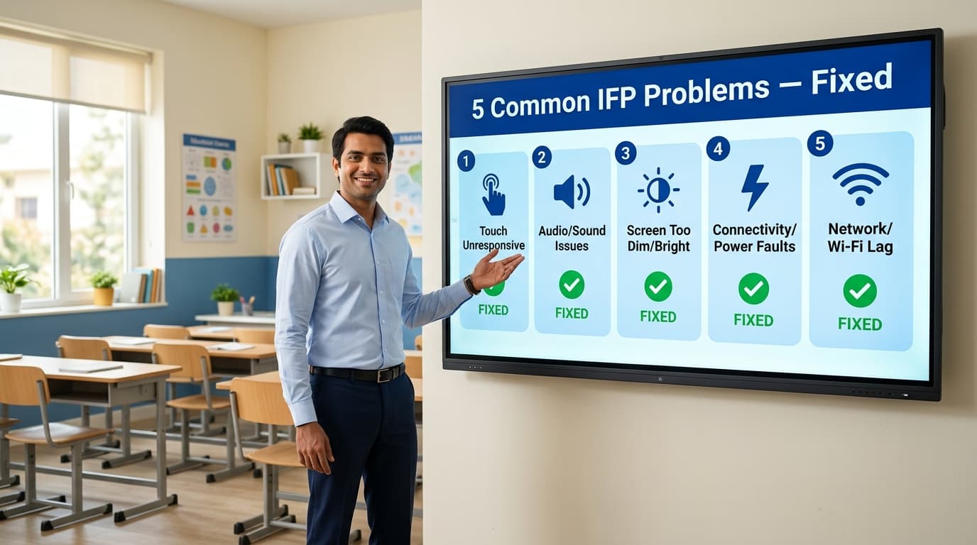 5 Common Interactive Flat Panel Problems Teachers Report — And How to Fix Every One Without Calling Service